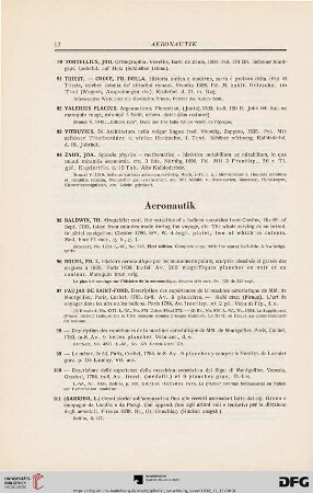 Aeronautik (Nr. 95-107)