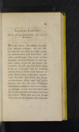 [Sechstes - Das Zehente Kapitel.]