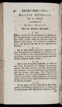 Dritter Abschnitt. Von der Methode.