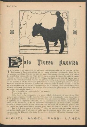 Esta tierra nuestra
