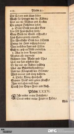 Psalm XXXV, XXXVI, XXXVII