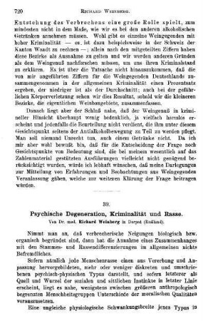 720-730, Psychische Degeneration, Kriminalität und Rasse