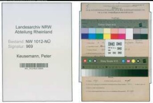 Entnazifizierung Peter Keusemann , geb. 08.12.1903 (Zimmermann)