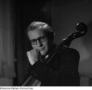 Porträt Clemens Dillner (1925-1995; 1. Konzertmeister Staatskapelle Dresden)