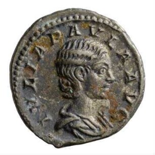 Münze, Denar, 219 - 220 n. Chr.