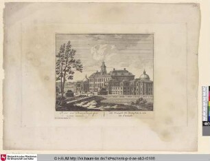 [Schloss Drottingholm von der Ostseite]