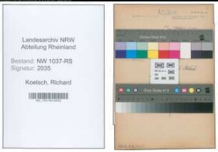 Entnazifizierung Richard Koelsch , geb. 00.00.0000 (Werkmeister)