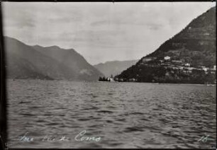 Comer See (Lago di Como), Panoramablick nach Norden