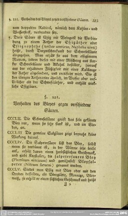 §. 121. Verhalten des Bleyes gegen verschiedene Säuren