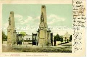 Friedhofseingang in Barcelona