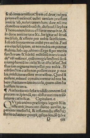 Authoritas ecclesiae tradidit omnem scripturam recipiendam ... Capitulum. 12