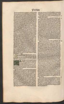 Pactum aut[em] d[icitu]r a pactio[n]e inde e[st] nome[n] appellatu[m] ...