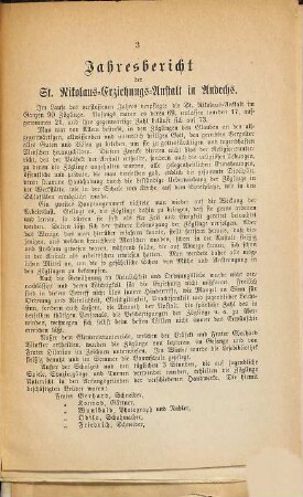 Jahres-Bericht. 1879
