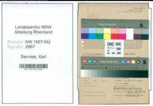 Entnazifizierung Karl Servaes , geb. 20.04.1879 (Gastwirt)