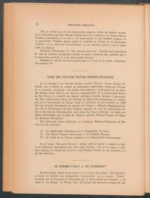 El premio Cabot a "El Comercio"