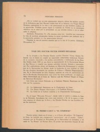El premio Cabot a "El Comercio"