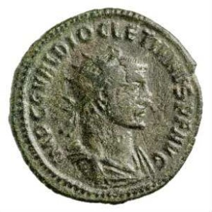 Münze, Antoninian, 284 n. Chr.
