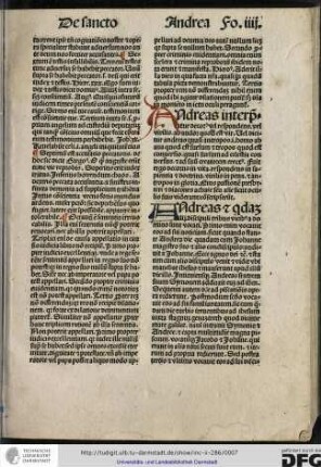 Andreas interpretatur decorus vel respondens vel virilis, ab andor quod est vir...