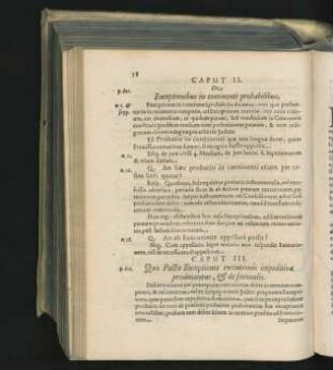 Caput III. Quo Pacto Exceptiones executionis impeditativae producantur, & de formulis.