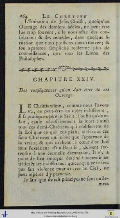 Chap. XXIV. Des Conséquences qu’on doit tirer de cet Ouvrage.