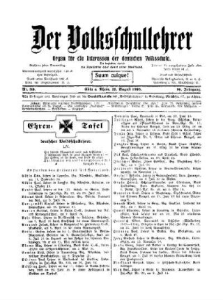 Ehren-Tafel deutscher Volksschullehrer : LIV.