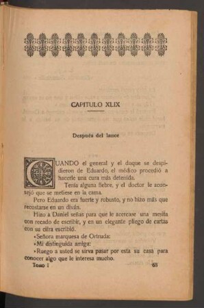 Capítulo XLIX - Después del lance
