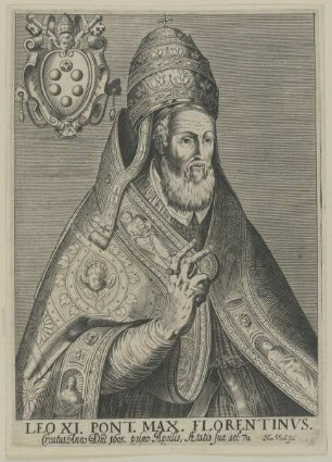 Bildnis von Papst Leo XI.