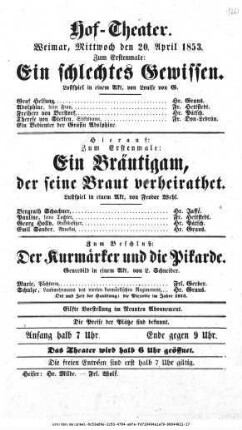Ein schlechtes Gewissen