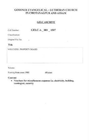 VOUCHERS PROPERTY BOARD