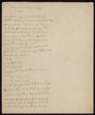 Transformation und Multiplication des elliptischen Integrals.