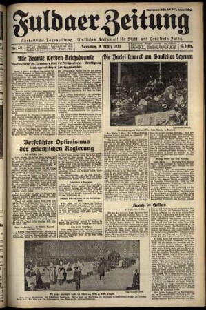 Ausgabe vom Samstag, den 09. März 1935.