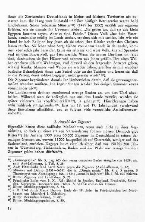 2. Anzahl der Zigeuner