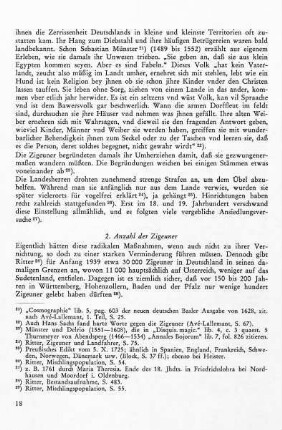 2. Anzahl der Zigeuner