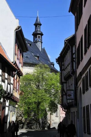 Quedlinburg - Blasiikirche : Durchblick zur Blasiikirche, aufgenommen am 16. April 2014 in Quedlinburg. Foto Uwe Gerig