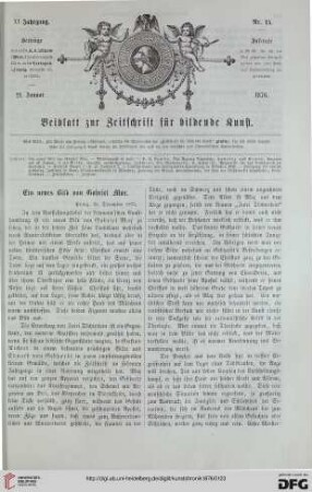 Heft 15 (21. Januar 1876)