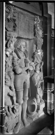 Kenzingen Sankt Laurentius Kirche Taufkapelle Epitaph Wolf von Hürnheim (gestorben 1533)