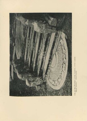 One of the Buddhist Lotos thrones, often called "Moon stones" from Ceylon