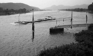 Unkel: Rheinblick zum Siebengebirge