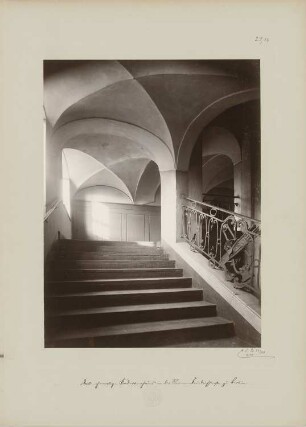Ehemaliges Kadettenhaus an der Neuen Friedrichstraße, Berlin: Treppenhaus