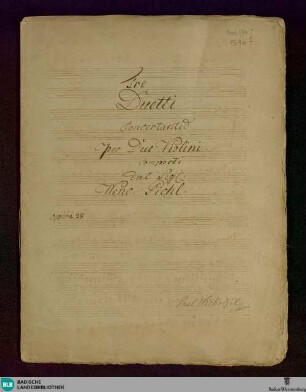 3 Duets - Don Mus.Ms. 1546|1 : vl (2)