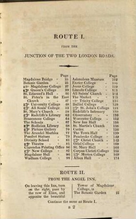 The Oxford university and city guide : on a new plan to which is added a description of Blenheim and Nuneham