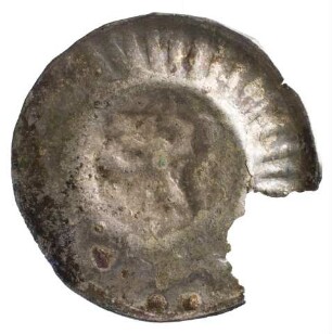 Münze, Hohlpfennig, 15.Jh.