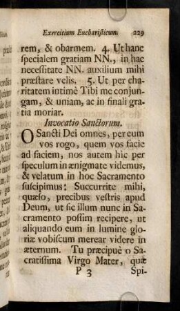 229-243, Invocatio Sanctorum. ...