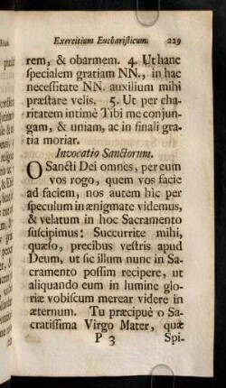 229-243, Invocatio Sanctorum. ...
