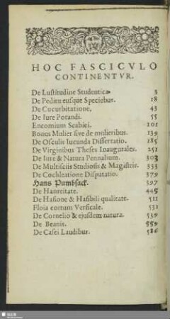 Hoc Fasciculo Continentur