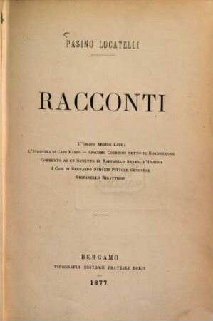 Racconti