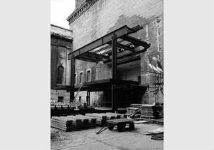 Bau des Eingangsgebäudes des Pergamonmuseums