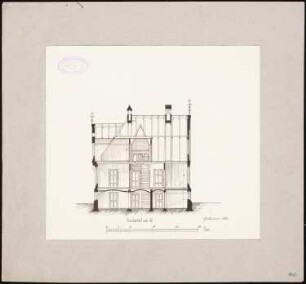 Wohnhaus: Schnitt