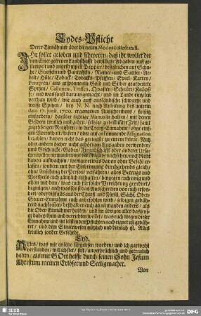 Eydes-Pflicht Derer Einnähmer über die neuen Modos collectandi