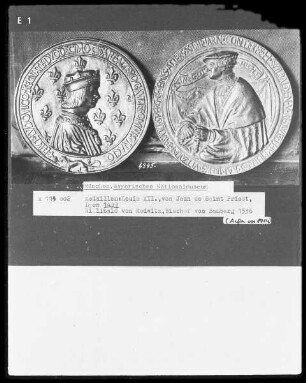 Medaillen des Louis XII. und des Willibald von Redwitz, Bischof von Bamberg
